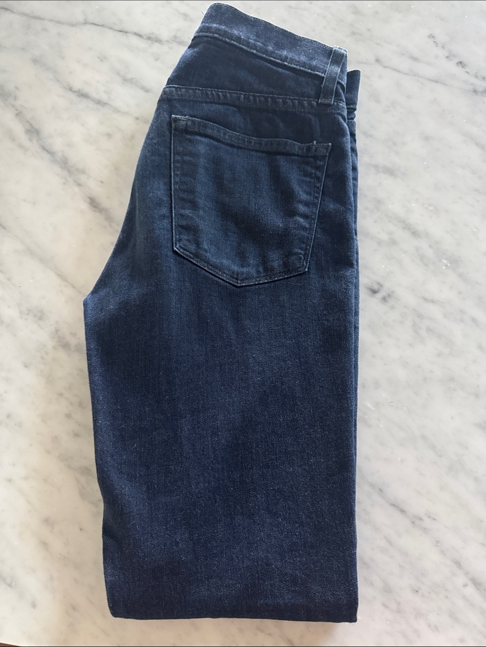 J Brand soft indigo dark blue jeans